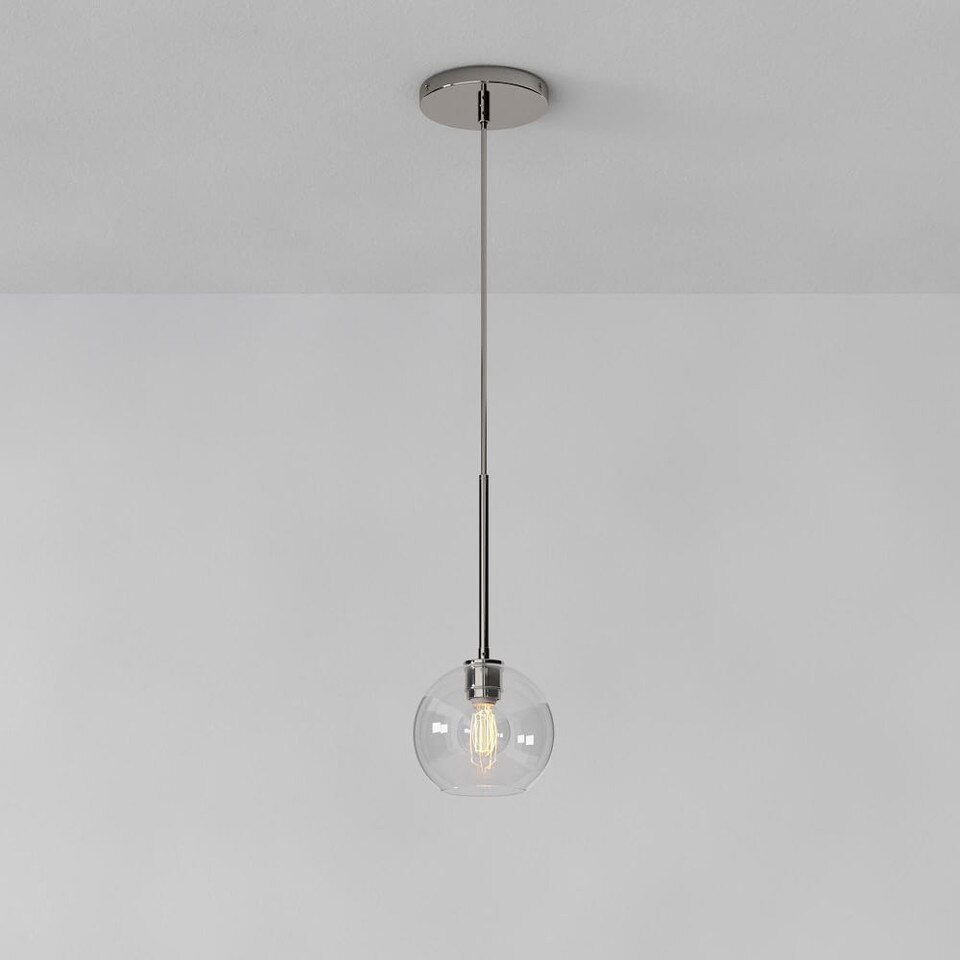 Sculptural Glass Globe Pendant Clear West Elm Australia